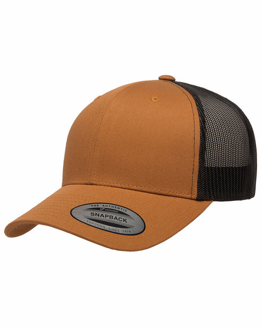 Custom Patch Hats - Snapback - Caramel on Black