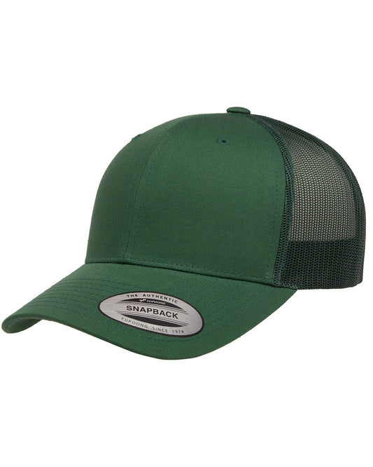 Custom Patch Hats - Snapback - Evergreen on Black