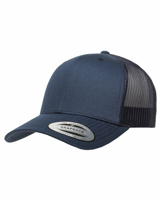 Custom Patch Hats - Snapback - Navy on Navy